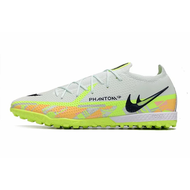 Botas de Fútbol Nike Phantom GT2 Elite TF Verde Claro&Amarillo Fluorescente (#39~#45)