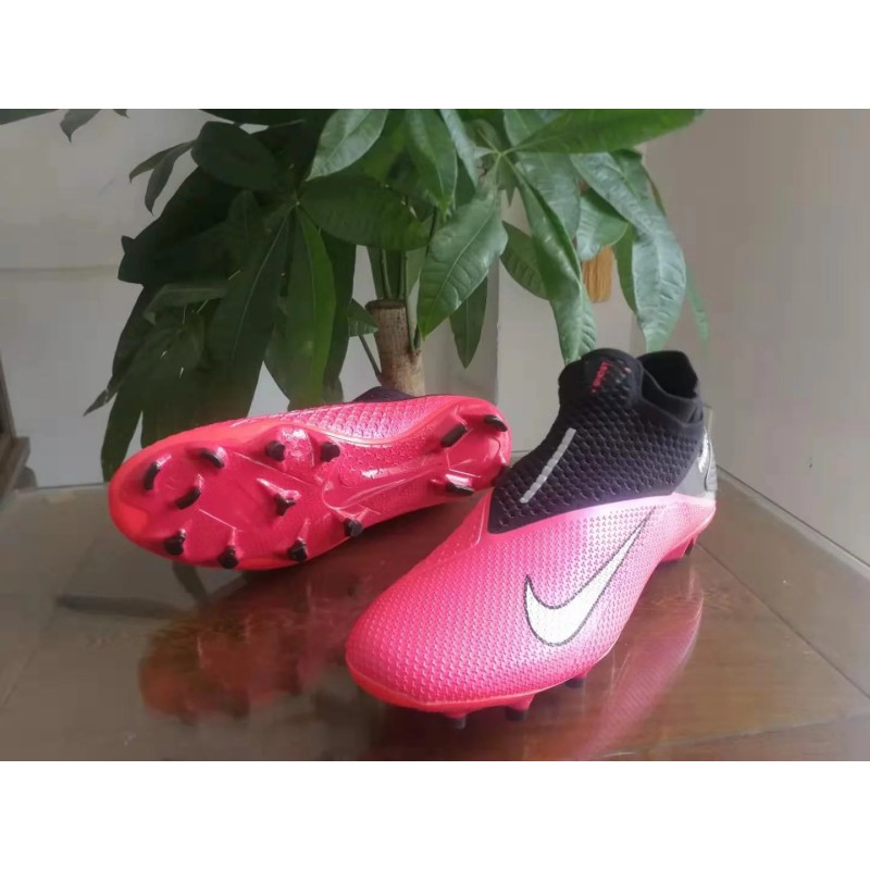 Botas de Fútbol Nike Phantom Vision Elite DF FG Rosa&Negro (#39~#45)