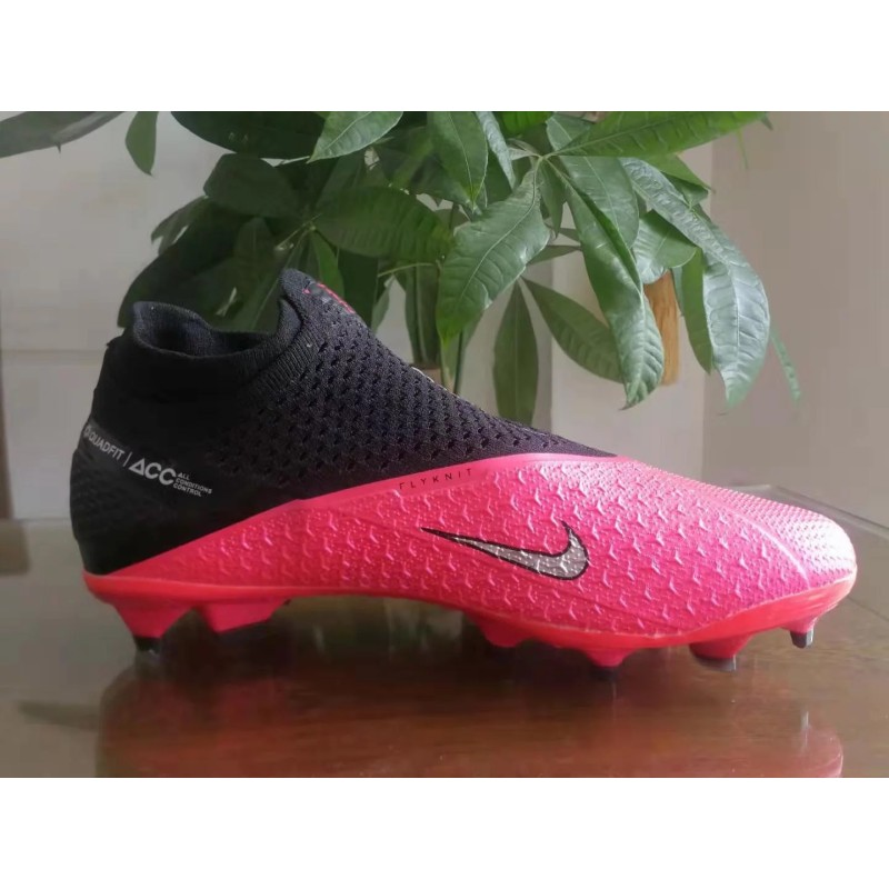 Botas de Fútbol Nike Phantom Vision Elite DF FG Rosa&Negro (#39~#45)
