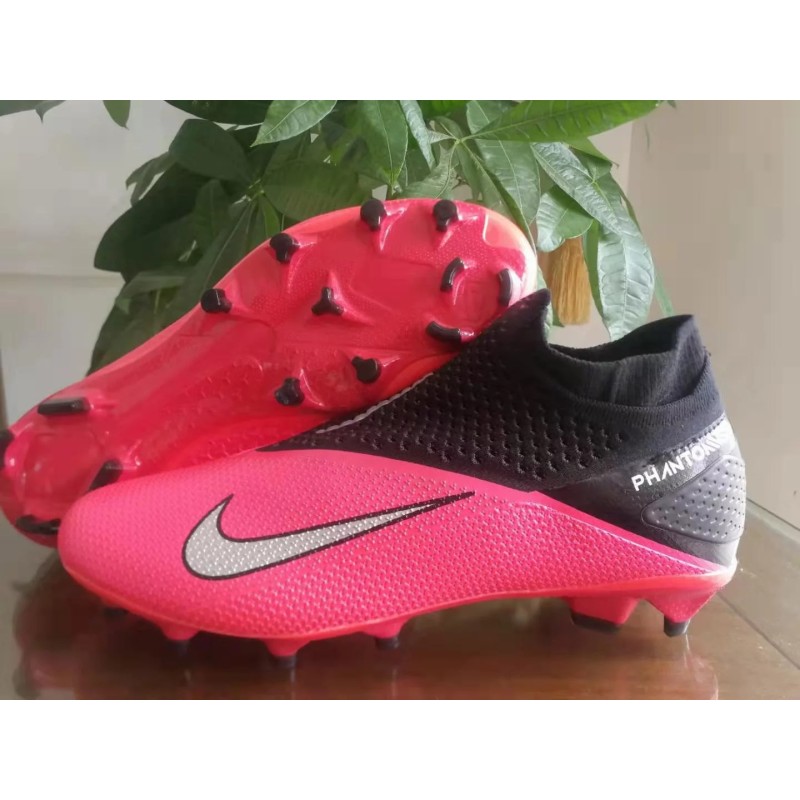 Botas de Fútbol Nike Phantom Vision Elite DF FG Rosa&Negro (#39~#45)
