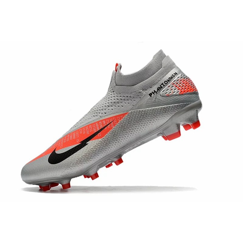 Botas de Fútbol Nike Phantom Vision Elite DF FG Gris&Plateado (#39~#45)