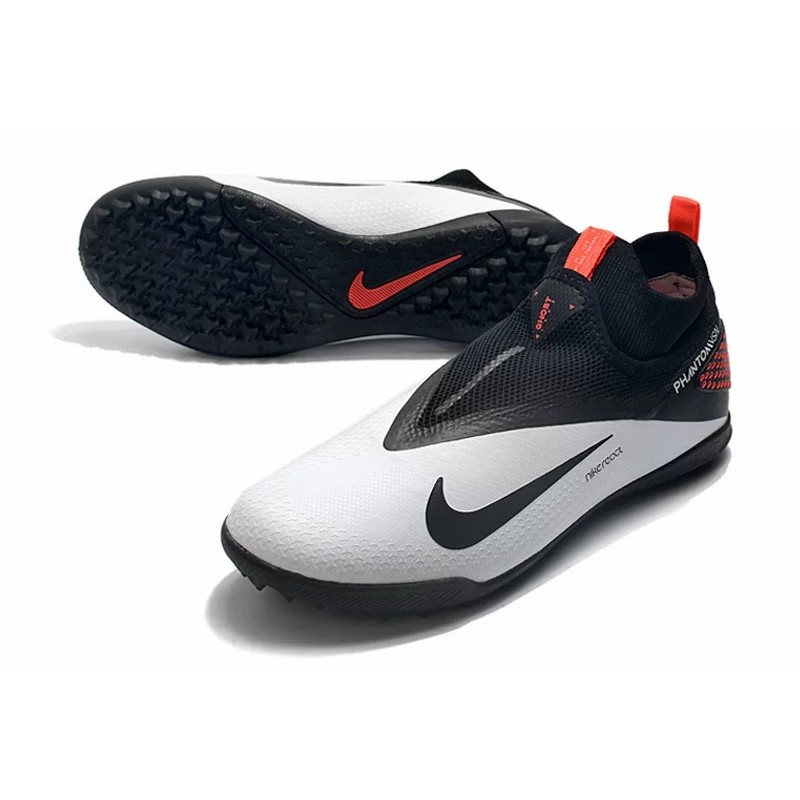 Botas de Fútbol Nike React Phantom Vision 2 Pro Dynamic Fit TF Blanco&Negro (#39~#45)