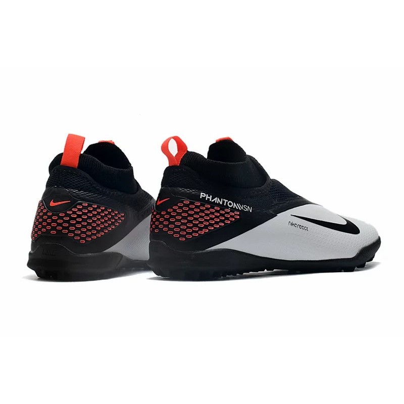 Botas de Fútbol Nike React Phantom Vision 2 Pro Dynamic Fit TF Blanco&Negro (#39~#45)