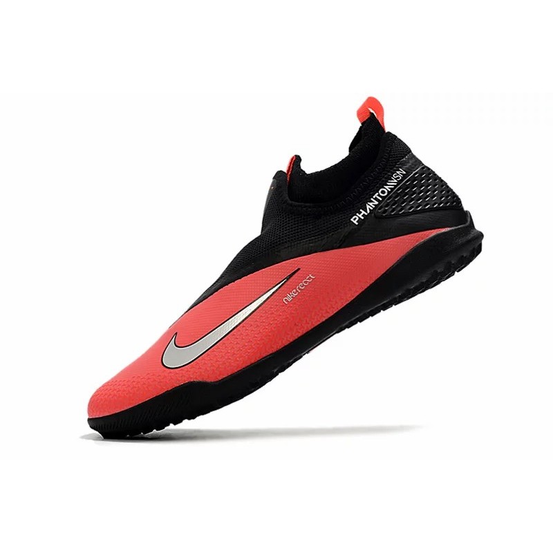 Botas de Fútbol Nike React Phantom Vision 2 Pro DF TF Rojo&Negro (#39~#45)
