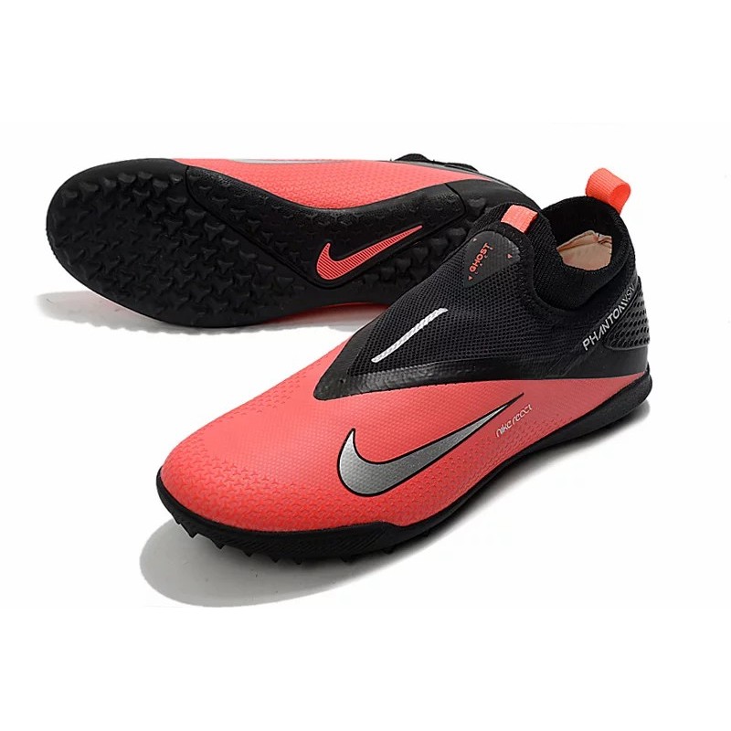 Botas de Fútbol Nike React Phantom Vision 2 Pro DF TF Rojo&Negro (#39~#45)