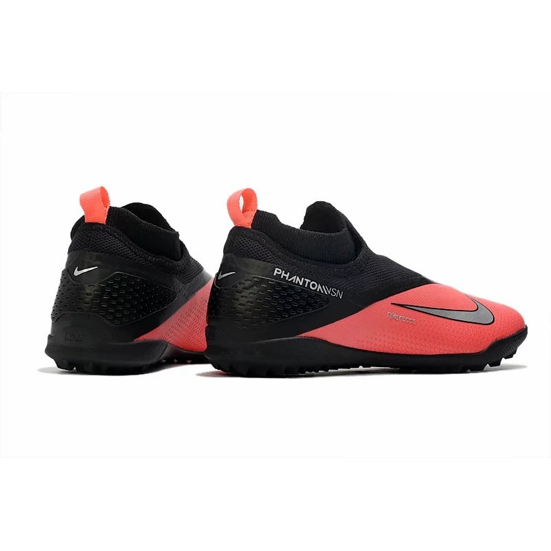 Botas de Fútbol Nike React Phantom Vision 2 Pro DF TF Rojo&Negro (#39~#45)