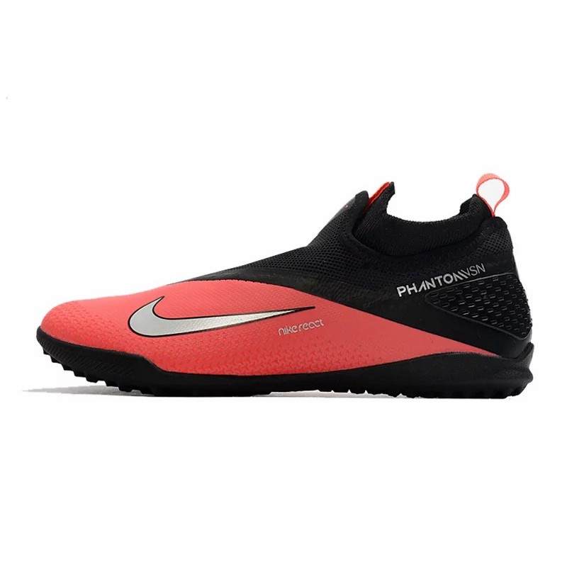 Botas de Fútbol Nike React Phantom Vision 2 Pro DF TF Rojo&Negro (#39~#45)
