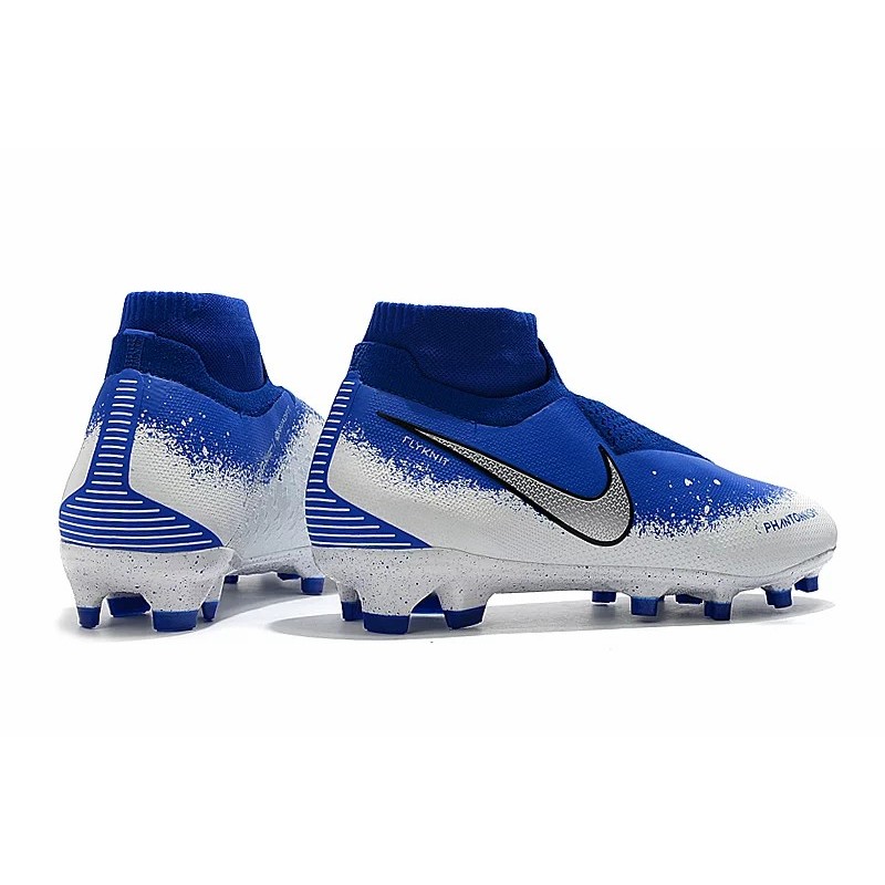 Botas de Fútbol Nike Phantom VSN Elite DF FG Azul&Blanco (#39~#45)