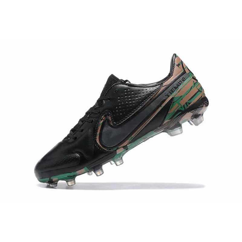 Botas de Fútbol Nike Tiempo Legend 9 FG Negro (#39~#45)