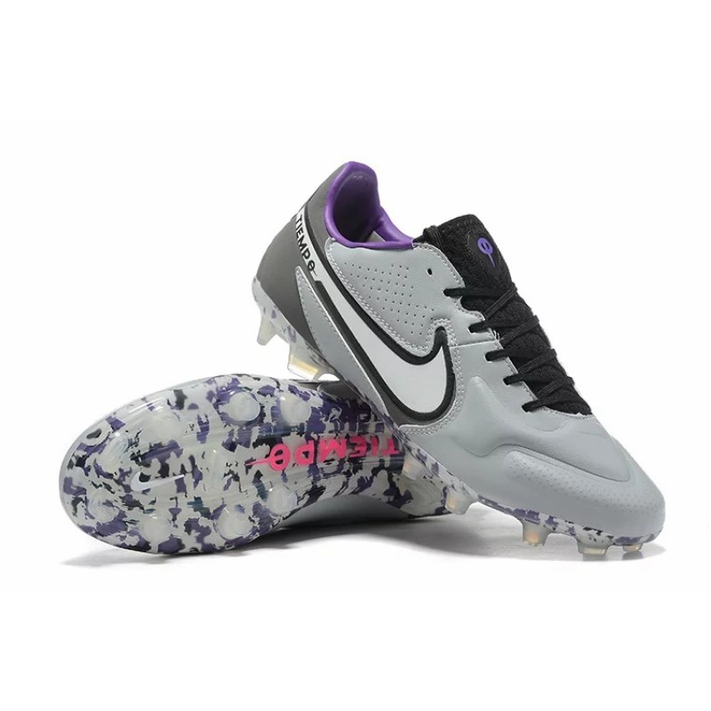 Botas de Fútbol Nike Tiempo Legend 9 Elite FG Gris (#39~#45)
