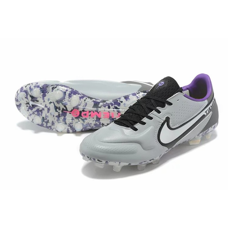 Botas de Fútbol Nike Tiempo Legend 9 Elite FG Gris (#39~#45)