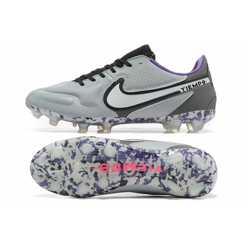 Botas de Fútbol Nike Tiempo Legend 9 Elite FG Gris (#39~#45)