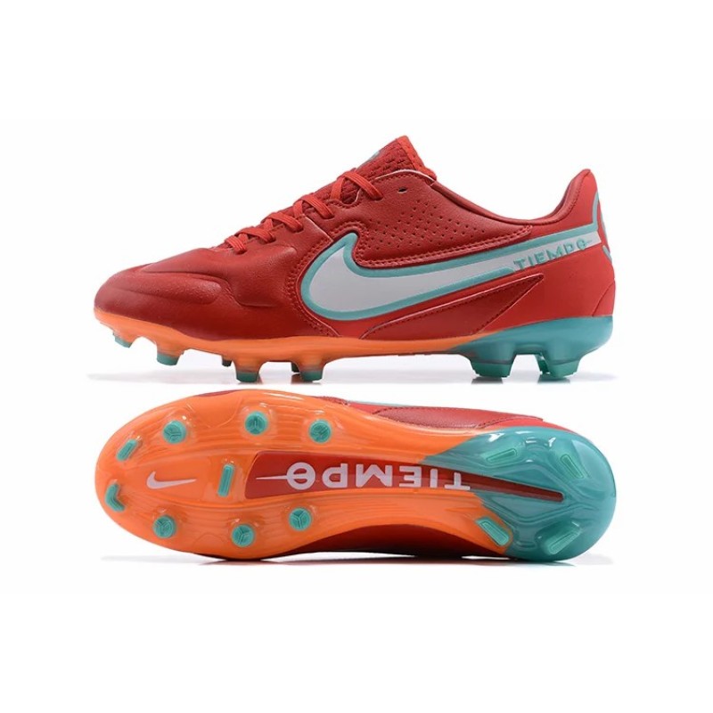 Botas de Fútbol Nike Tiempo Legend 9 Elite FG Rojo (#39~#45)