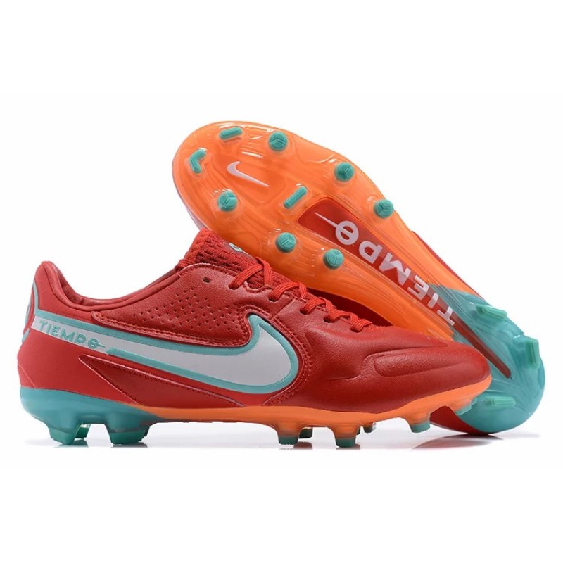 Botas de Fútbol Nike Tiempo Legend 9 Elite FG Rojo (#39~#45)
