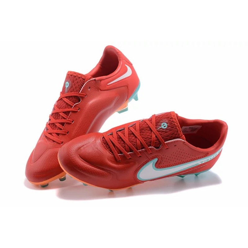 Botas de Fútbol Nike Tiempo Legend 9 Elite FG Rojo (#39~#45)