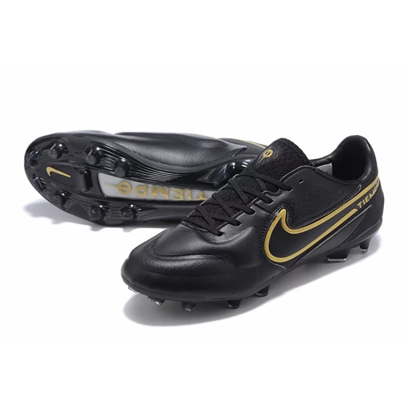Botas de Fútbol Nike Tiempo Legend 9 Elite FG Negro (#39~#45)
