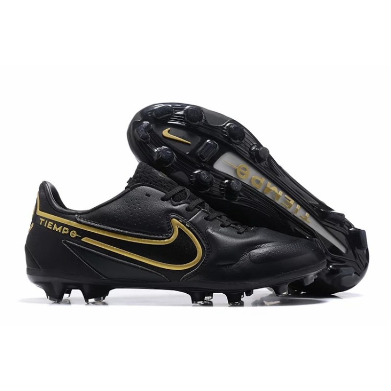 Botas de Fútbol Nike Tiempo Legend 9 Elite FG Negro (#39~#45)