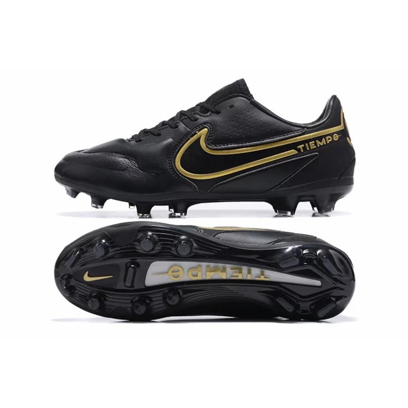 Botas de Fútbol Nike Tiempo Legend 9 Elite FG Negro (#39~#45)