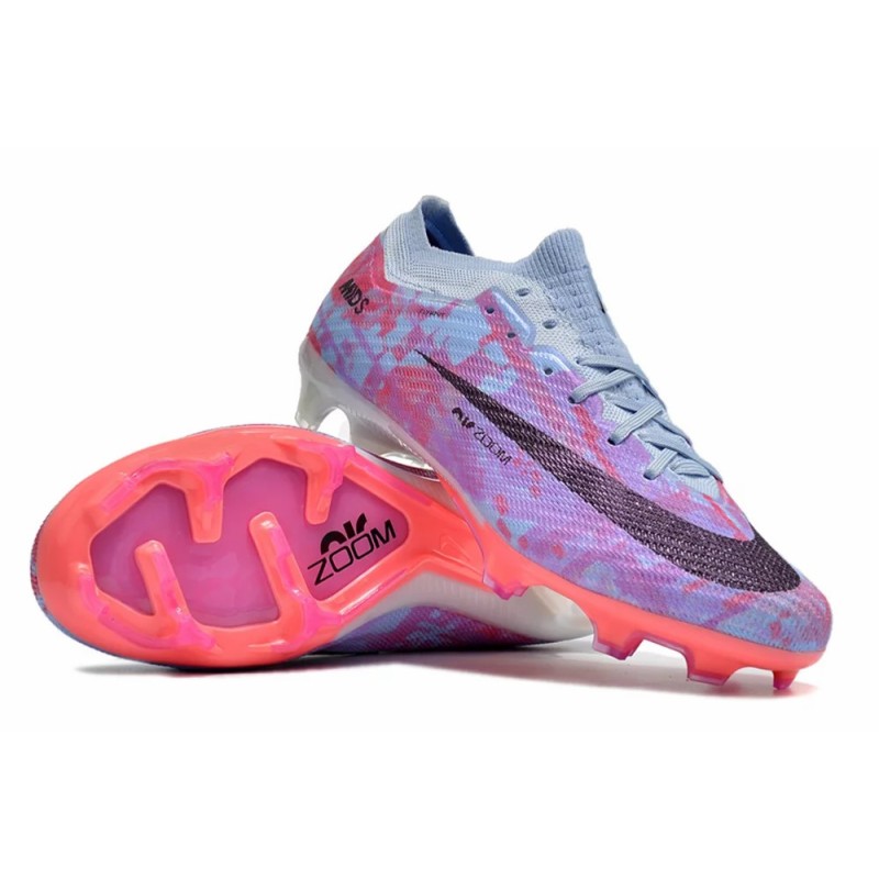 Botas de Fútbol Nike Air Zoom Mercurial Superfly IX Elite FG MD Azul Claro&Violeta (#39~#45)
