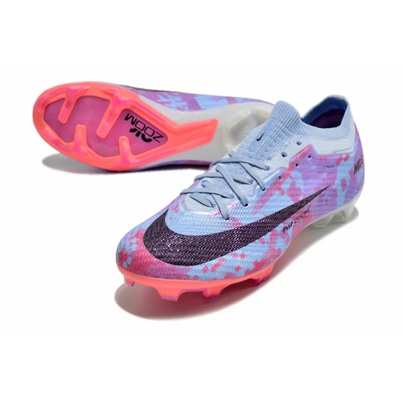Botas de Fútbol Nike Air Zoom Mercurial Superfly IX Elite FG MD Azul Claro&Violeta (#39~#45)