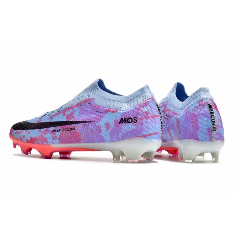Botas de Fútbol Nike Air Zoom Mercurial Superfly IX Elite FG MD Azul Claro&Violeta (#39~#45)