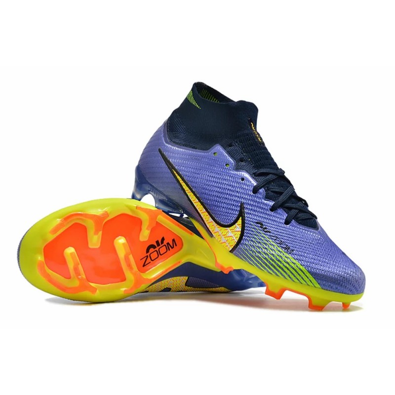 Botas de Fútbol Nike Air Zoom Mercurial Superfly IX Elite FG High Top Azul&Azul Marino (#39~#45)