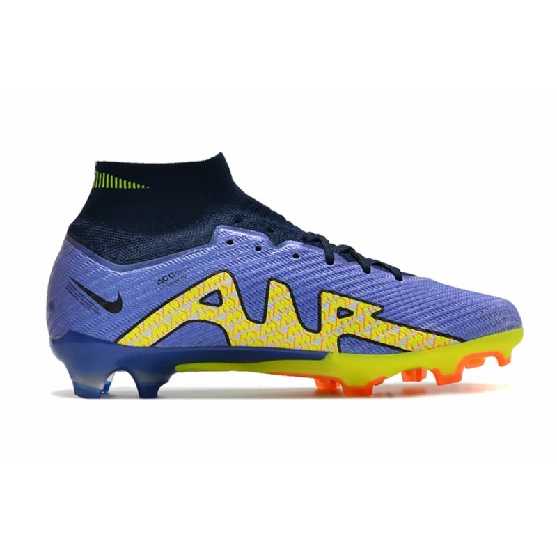 Botas de Fútbol Nike Air Zoom Mercurial Superfly IX Elite FG High Top Azul&Azul Marino (#39~#45)
