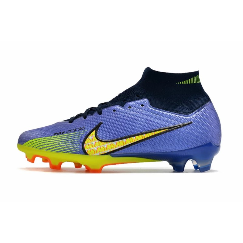 Botas de Fútbol Nike Air Zoom Mercurial Superfly IX Elite FG High Top Azul&Azul Marino (#39~#45)