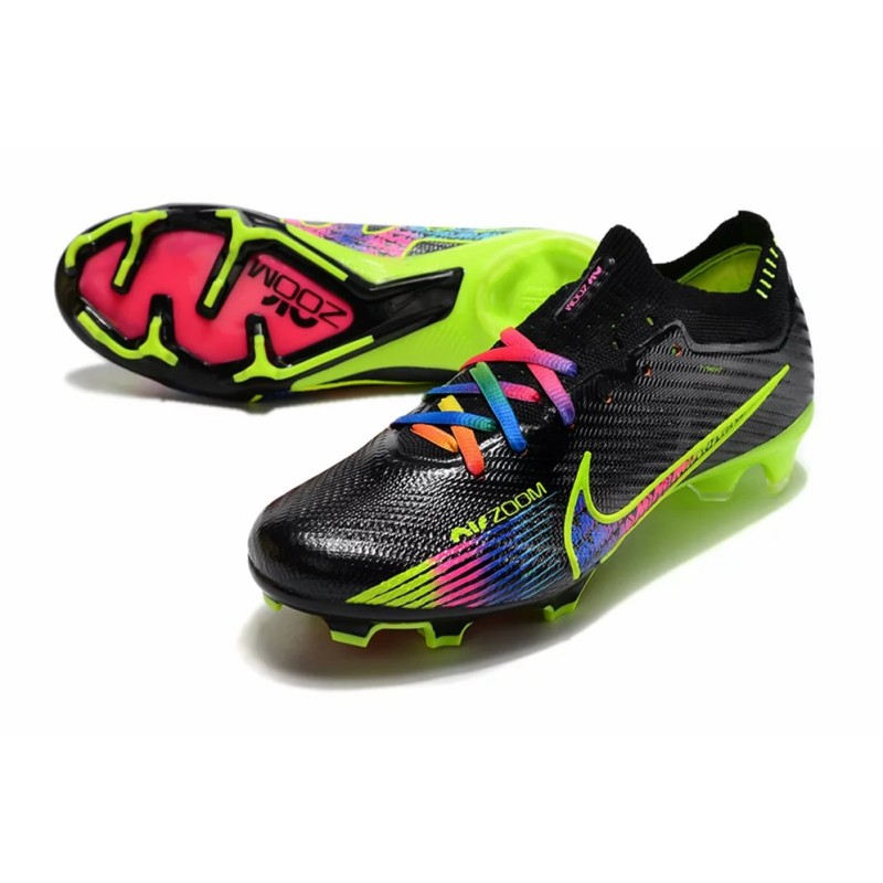 Botas de Fútbol Nike Air Zoom Mercurial Superfly IX Elite FG Negro&Amarillo Fluorescente (#39~#45)