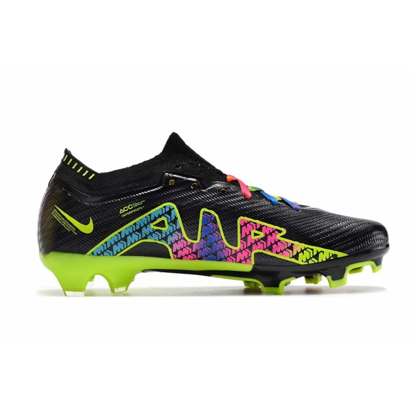 Botas de Fútbol Nike Air Zoom Mercurial Superfly IX Elite FG Negro&Amarillo Fluorescente (#39~#45)