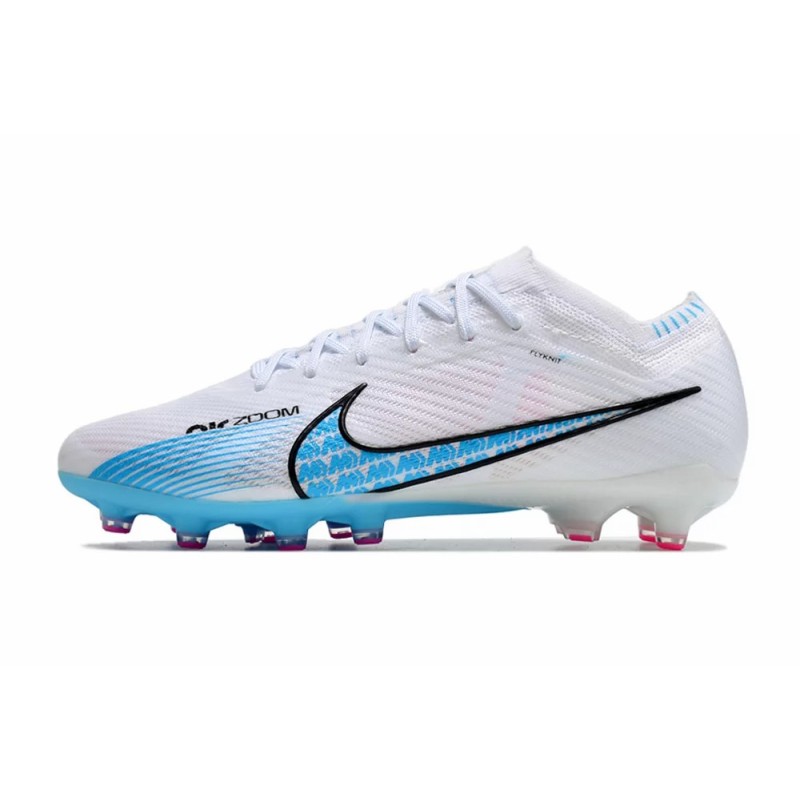 Botas de Fútbol Nike Air Zoom Mercurial Vapor XV Elite AG Blanco&Celeste (#39~#45)