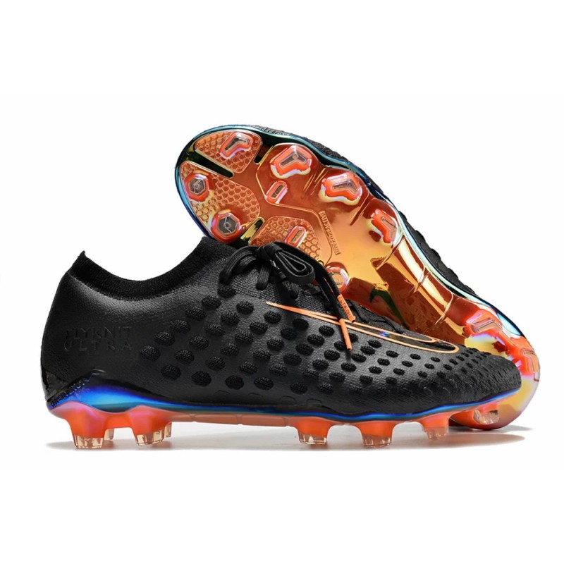 Botas de Fútbol Nike Phantom Ultra Venom FG Negro&Naranja (#39~#45)