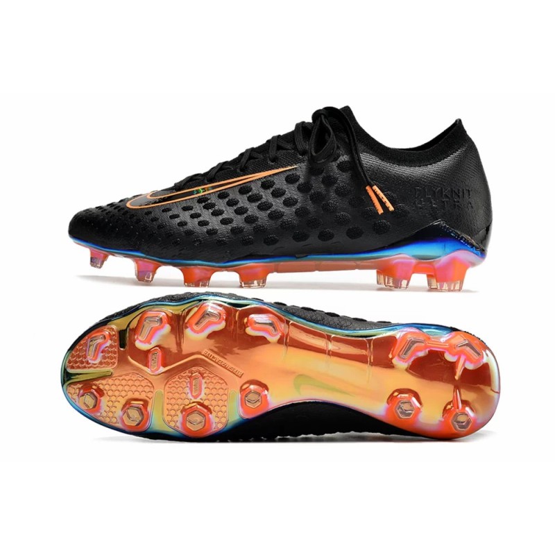Botas de Fútbol Nike Phantom Ultra Venom FG Negro&Naranja (#39~#45)