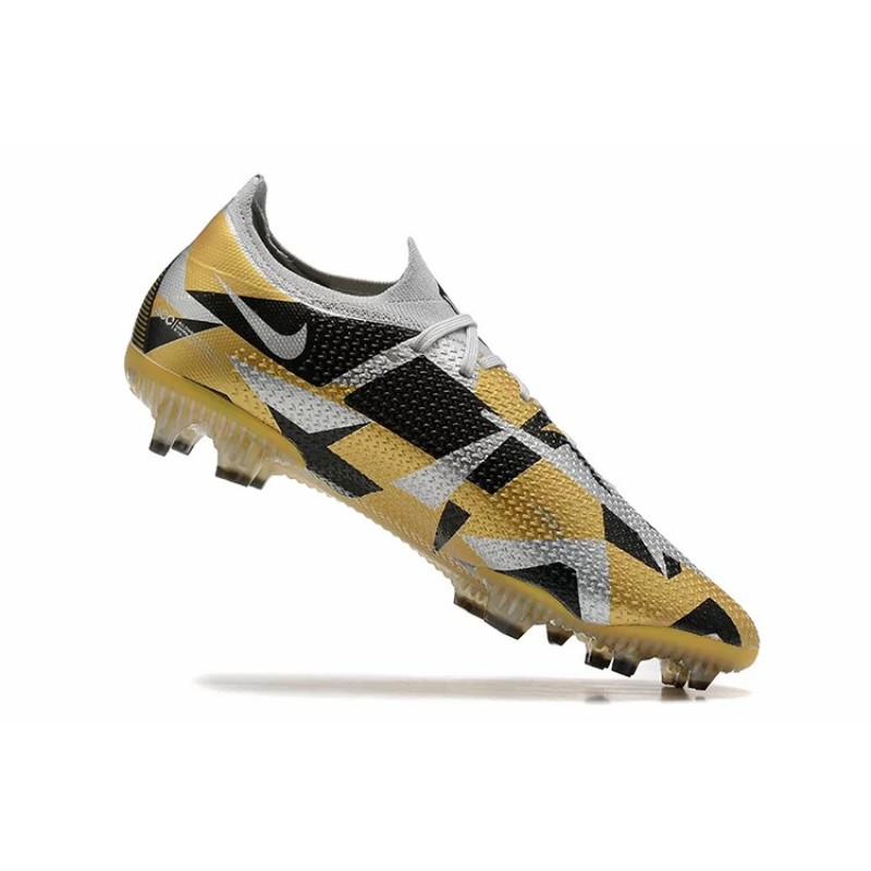 Botas de Fútbol Nike Phantom GT Elite FG Gris&Dorado (#39~#45)