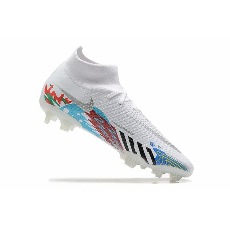 Botas de Fútbol Nike Phantom GT Elite DF FG High Top Blanco (#39~#45)