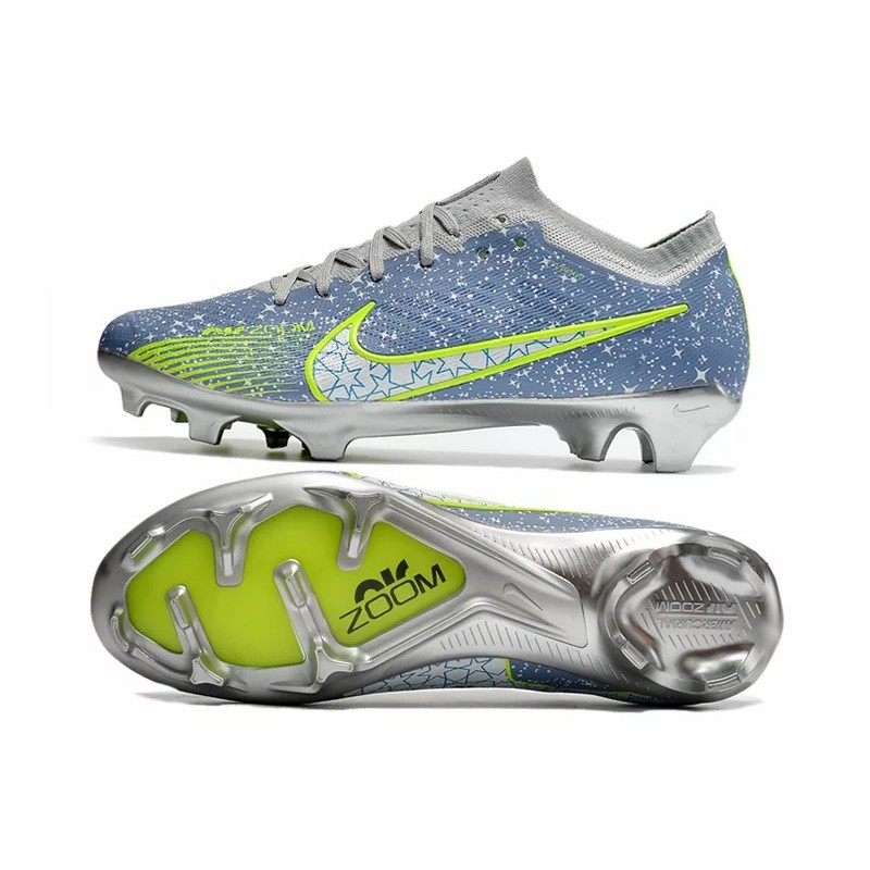 Botas de Fútbol Nike Air Zoom FG Azul Gris (#39~#45)
