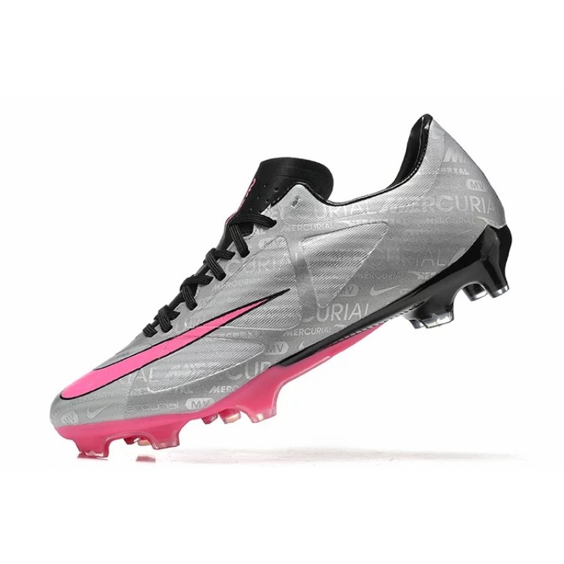 Botas de Fútbol Nike Mercurial Vapor XV FG Gris&Rosa (#39~#45)