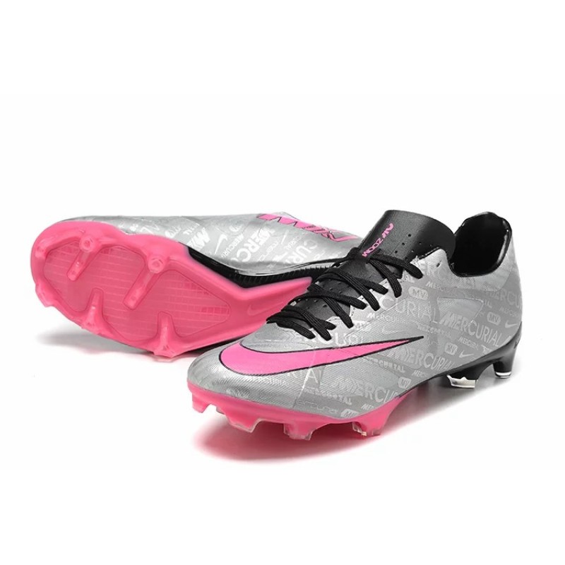 Botas de Fútbol Nike Mercurial Vapor XV FG Gris&Rosa (#39~#45)