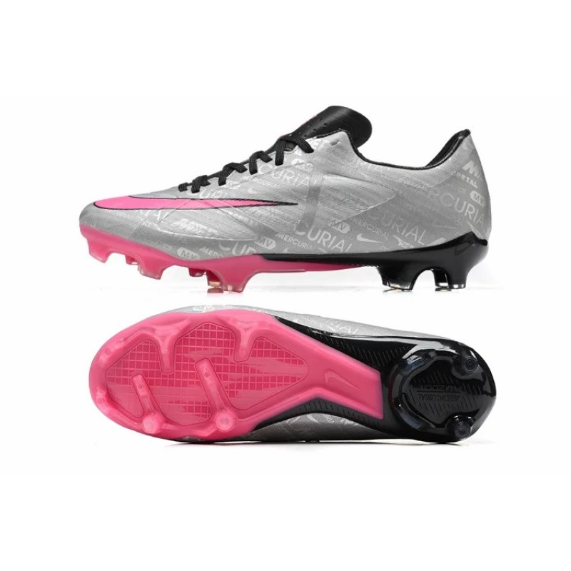Botas de Fútbol Nike Mercurial Vapor XV FG Gris&Rosa (#39~#45)