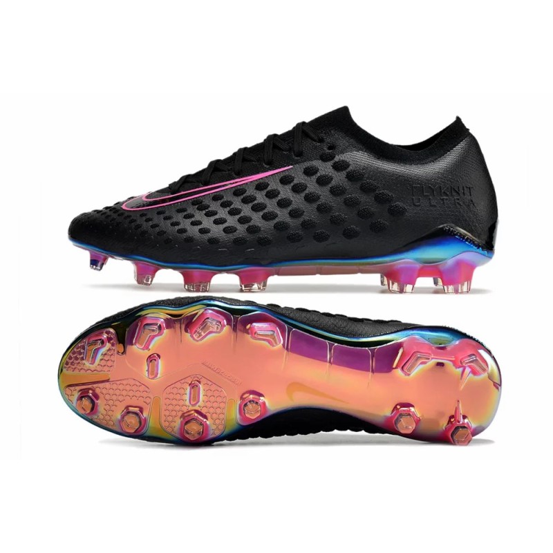 Botas de Fútbol Nike Phantom Ultra Venom FG Negro&Rosado (#39~#45)