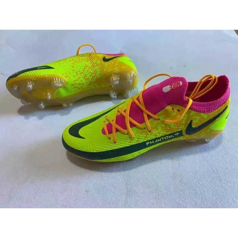 Botas de Fútbol Nike Phantom GT Elite FG Rojo / Blanco / Verde Fluorescente&Negro / Amarillo Fluorescente&Rosa / Amarillo / Azul / Negro / Rosa (#39~#45)