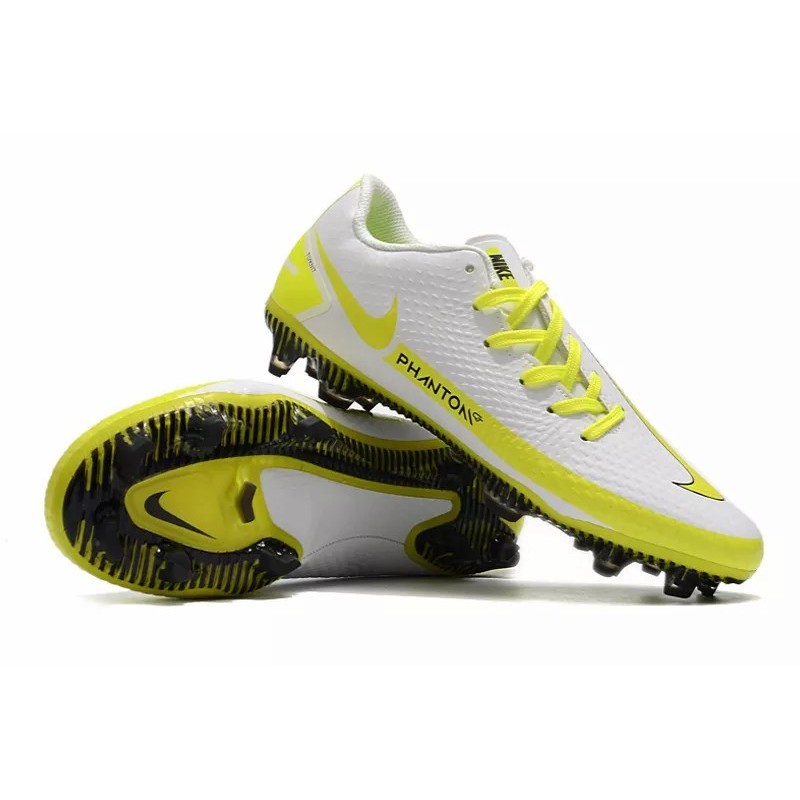Botas de Fútbol Nike Phantom GT FG Blanco&Azul Claro / Blanco&Amarillo / Rosa / Negro&Rosa / Blanco&Negro / Azul / Negro&Rojo (#39~#45)