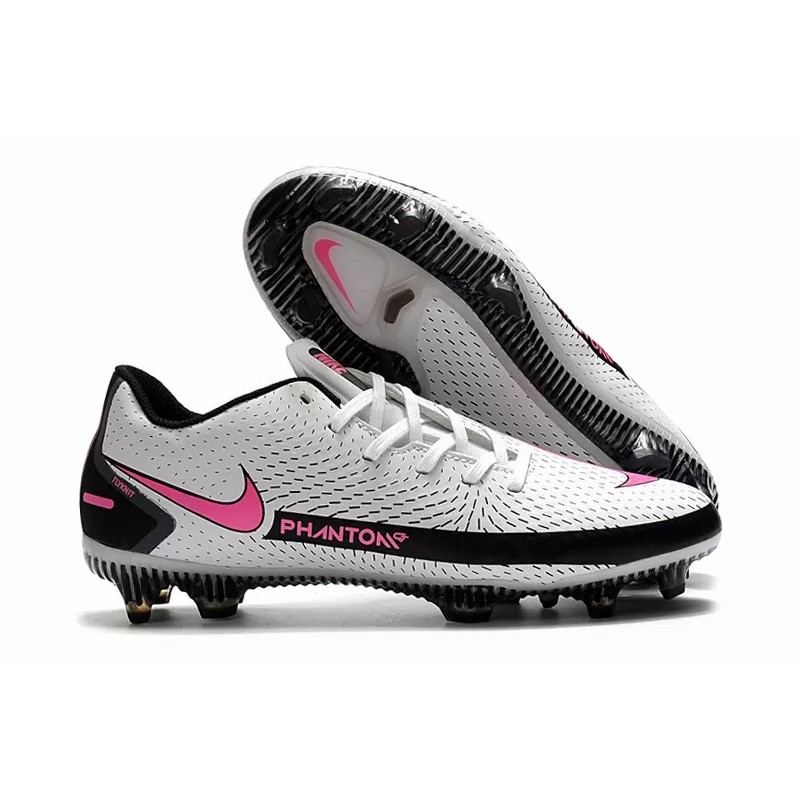 Botas de Fútbol Nike Phantom GT FG Blanco&Azul Claro / Blanco&Amarillo / Rosa / Negro&Rosa / Blanco&Negro / Azul / Negro&Rojo (#39~#45)