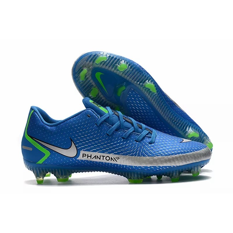 Botas de Fútbol Nike Phantom GT FG Blanco&Azul Claro / Blanco&Amarillo / Rosa / Negro&Rosa / Blanco&Negro / Azul / Negro&Rojo (#39~#45)