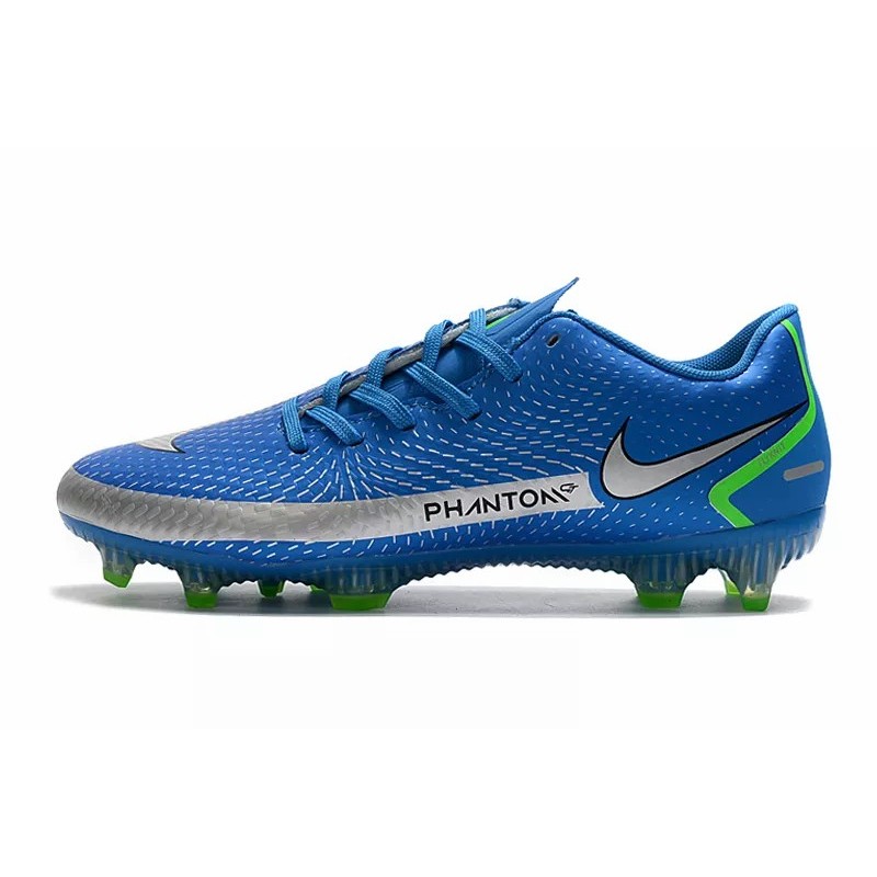 Botas de Fútbol Nike Phantom GT FG Blanco&Azul Claro / Blanco&Amarillo / Rosa / Negro&Rosa / Blanco&Negro / Azul / Negro&Rojo (#39~#45)