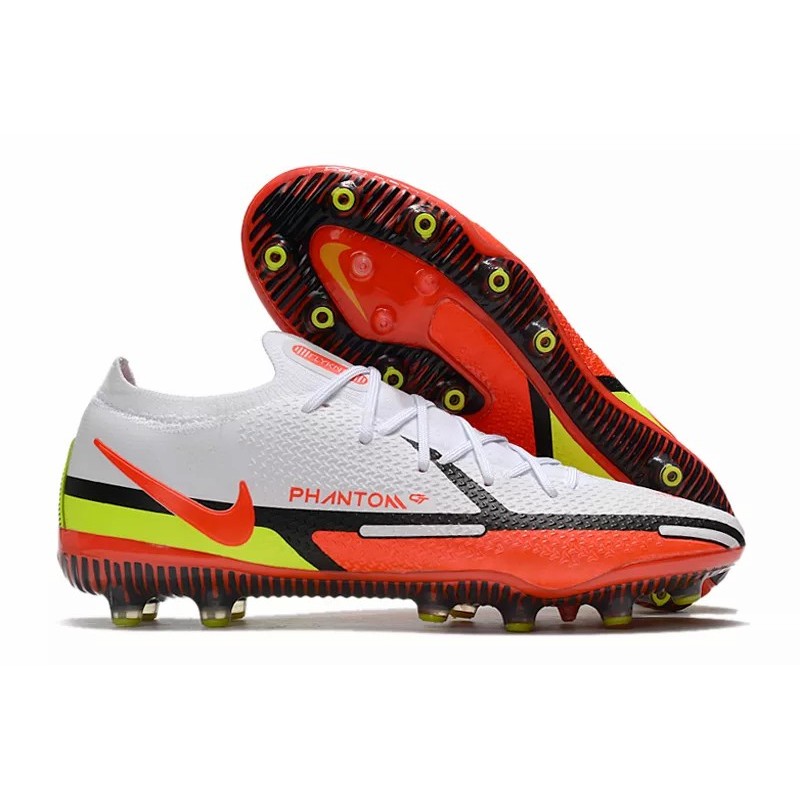 Botas de Fútbol Nike Phantom GT II Elite AG-Pro Blanco&Rojo (#39~#45)