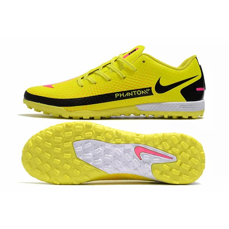 Botas de Fútbol Nike Phantom GT TF Amarillo / Blanco&Azul Claro / Rosa / Negro&Rojo / Blanco&Negro / Azul / Negro&Rosa (#39~#45)