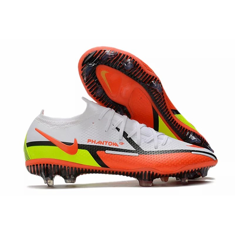 Botas de Fútbol Nike Phantom GT II Elite DF FG Blanco&Rojo (#39~#45)