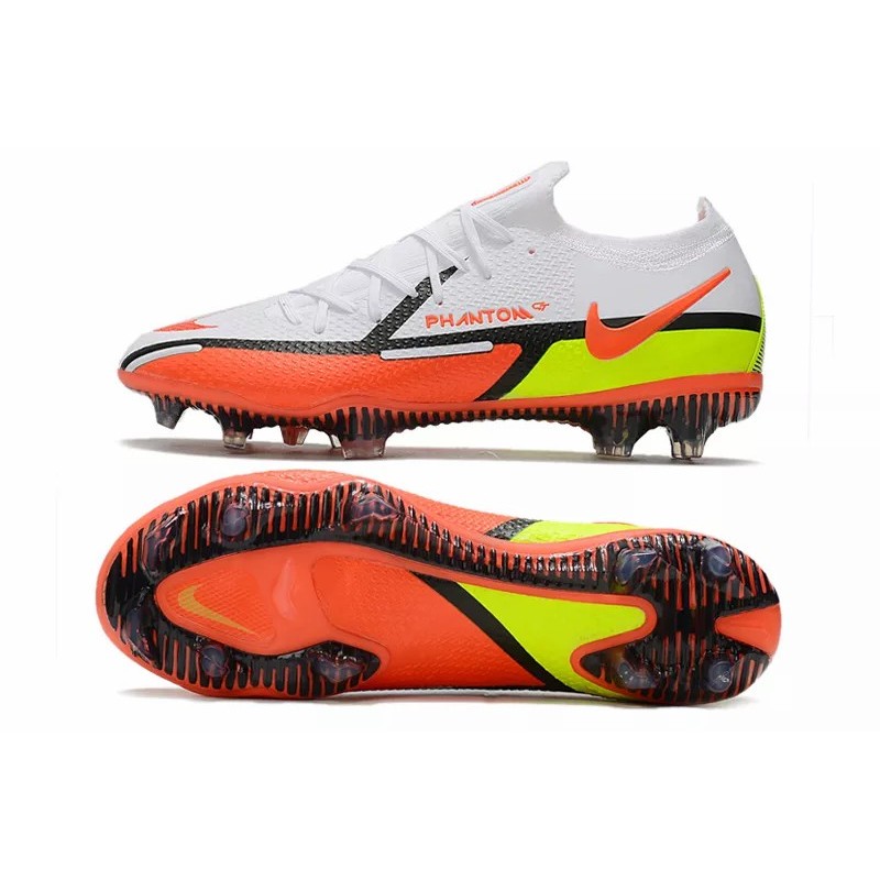 Botas de Fútbol Nike Phantom GT II Elite DF FG Blanco&Rojo (#39~#45)