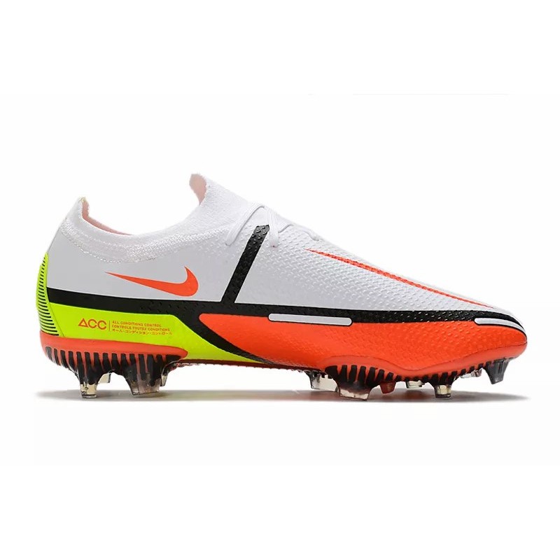 Botas de Fútbol Nike Phantom GT II Elite DF FG Blanco&Rojo (#39~#45)